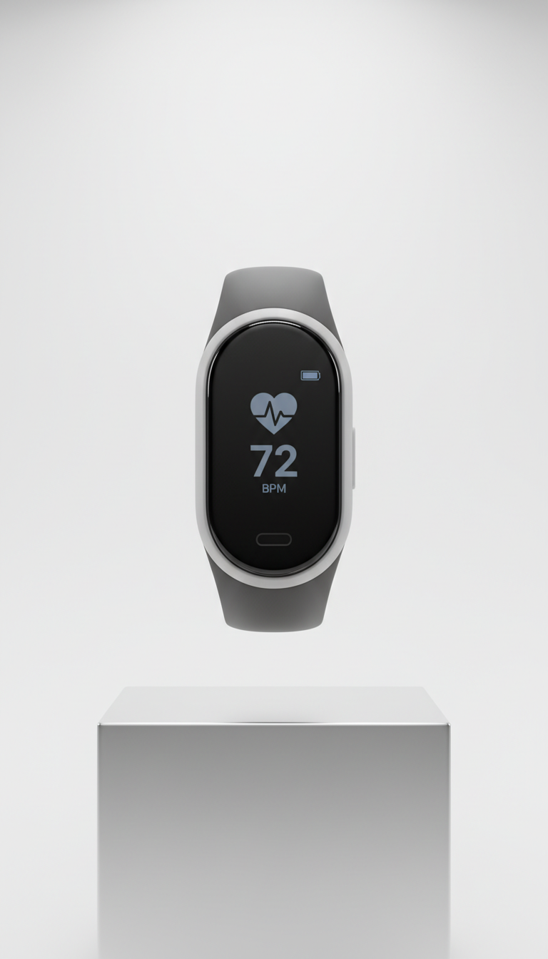 Sleek Wearable Fitness Tracker Glass Display